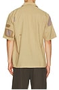 view 2 of 4 Patchwork Short Sleeve Shirt in Natural