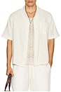view 1 of 4 Double Cloth Short Sleeve Shirt in Natural