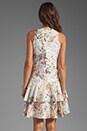 view 4 of 6 Floral Overlay Dress in White