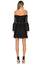 view 3 of 4 Wild Flower Lace Mini Dress in Black