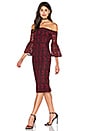 view 2 of 4 Lace Off The Shoulder Dress in Red