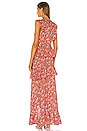 view 3 of 4 Savannah Tiered Maxi Dress in Orange Multi