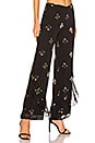 view 2 of 4 Siren Silk Printed Pant in Black Multi