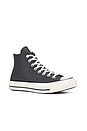 view 2 of 6 Chuck 70 Heritage Color Leather in Dark Matter, Shadow Purple, & White