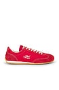 view 1 of 7 X Golf Le Fleur 1908 Coach Jogger Sneaker in High Risk Red, Salsa, & Tan