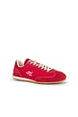 view 2 of 7 X Golf Le Fleur 1908 Coach Jogger Sneaker in High Risk Red, Salsa, & Tan
