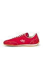view 6 of 7 X Golf Le Fleur 1908 Coach Jogger Sneaker in High Risk Red, Salsa, & Tan