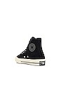 view 3 of 7 Chuck 70 Suede in Black & Egret