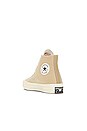 view 3 of 6 Chuck 70 Tri Panel Shoe in Oat Milk & Beach Stone