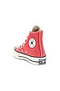 view 3 of 6 Chuck 70 Seasonal Color Recycled Canvas Hi in Terracotta Pink in Terracotta Pink & Egret