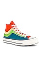 view 2 of 6 SNEAKERS HAUTES CHUCK 70 NATIONAL PARKS in Bright Poppy, Citron Pulse & Bold Wasabi