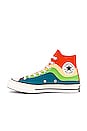 view 5 of 6 SNEAKERS HAUTES CHUCK 70 NATIONAL PARKS in Bright Poppy, Citron Pulse & Bold Wasabi