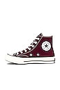 view 5 of 6 SNEAKERS HAUTES CHUCK 70 HI in Deep Bordeaux, Egret, & Black