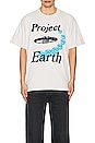 view 3 of 3 Project Earth Tee in Light Khaki