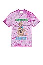 view 1 of 3 ФУТБОЛКА BEYOND EARTH in Botanical Tie Dye Purple