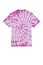 view 2 of 3 ФУТБОЛКА BEYOND EARTH in Botanical Tie Dye Purple
