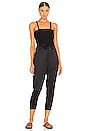 view 1 of 3 Drawstring Jumpsuit in True Black