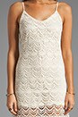 view 5 of 6 Spanish Lace Spaghetti Strap Maxi Dress in Muslin