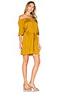 view 2 of 3 Cool Jersey Off Shoulder Dress in Marigold