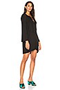 view 2 of 3 Cool Jersey Lace Up Dress in Black