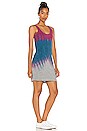 view 2 of 4 Triblend Rib Double Scoop Mini Tank Dress in Sunset Dye