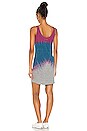 view 3 of 4 Triblend Rib Double Scoop Mini Tank Dress in Sunset Dye