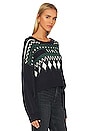 view 2 of 4 Love Sweater in Navy Peony Apres Ski