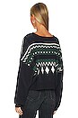 view 3 of 4 Love Sweater in Navy Peony Apres Ski