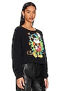 view 2 of 4 Mickey Mouse Radiate Peace Fleece in Black