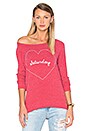 view 1 of 4 Saturday Love Sweater in Cardinal