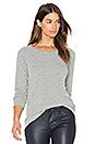 view 2 of 5 Open Back Drape Back Top in Grey