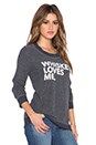 view 2 of 3 Whiskey Loves Me Sweatshirt in Black