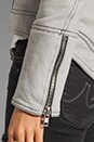 view 5 of 5 Fleece Moto Jacket in Metal
