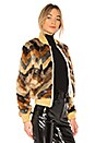 view 2 of 4 Faux Fur Jacket in Calico