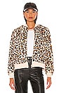 view 1 of 4 Animal Faux Fur Bomber in Animal