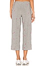view 3 of 5 Pink Stars Pants in Heather Grey
