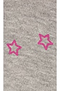 view 5 of 5 Pink Stars Pants in Heather Grey