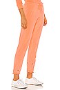 view 2 of 4 Cotton Fleece Relaxed Lounge Pant in Neon Orange