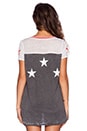 view 3 of 3 CAMISETA in Black White & Red