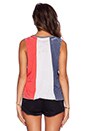 view 3 of 3 USA Tank in Red White & Blue