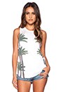 view 1 of 3 Palms Muscle Tank in White