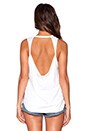 view 3 of 3 Palms Muscle Tank in White