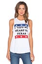view 1 of 3 Texas Heart Tank in White