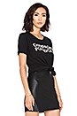 view 2 of 3 Champagne Por Favor Tee in Black