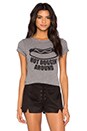 view 1 of 3 Hot Doggin' Tee in Streaky Grey