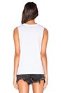 view 3 of 3 Make Out Peace Out Tank in White