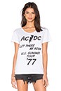view 1 of 3 ACDC Let There Be Rock Tee in White