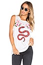 view 1 of 4 CAMISETA TIRANTES GARDEN SNAKE in White