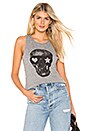 view 1 of 4 TOP SIN MANGAS PAINTED SKULL in Steaky Grey