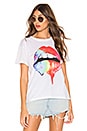 view 2 of 5 Rainbow Lips Tee in Rainbow Lips